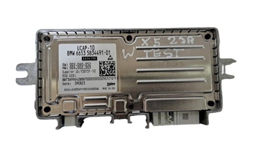 Bmw x5 lift g05 2023 3.0 d lci автоматический модуль контроллера камеры 5b34491