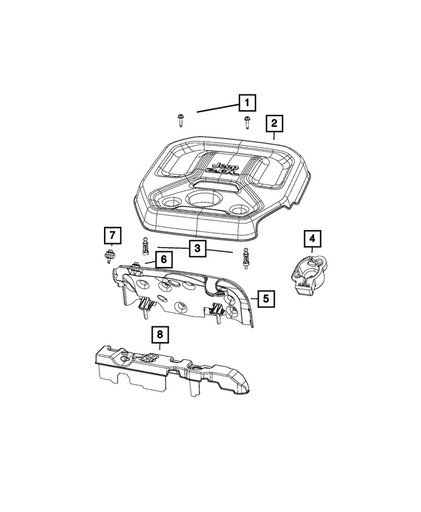 05281579AA - ЗАХИСТ ДВИГУНА ПЛАСТИК WRANGLER JL 2018 + 2.0 T