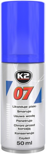 K2 07 ВИДАЛЕННЯ ІРЖІ УЛУЧШУЄ ЩІТКИ, ЗМАЩУЄ, ОЧИЩАЄ