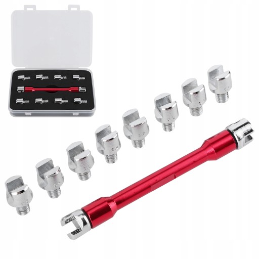 НАБІР МОТОЦИКЛЕТНИХ ГАЙКОВИХ КЛЮЧІВ З ХВОСТОВОВИКОМ 5.0-6.8 УНІВЕРСАЛЬНИЙ