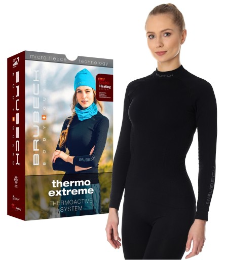Білизна з довгим рукавом Brubeck Extreme Thermo чорна розмір S