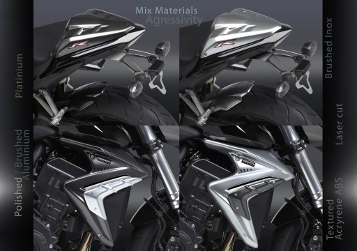 ОБТЕКАТЕЛЬ БОКОВАЯ НАКЛАДКА КАПОТ HONDA CB 1000 R 08+