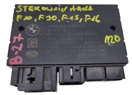 6870517.Kolumb - Bmw f07 f10 f15 f16 f25 f26 f30 f31 f32 f33 f34 f36 f85 модуль крюка 6870517