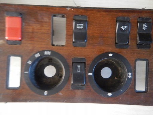 Mercedes W126 Panel wood consoles of the central
