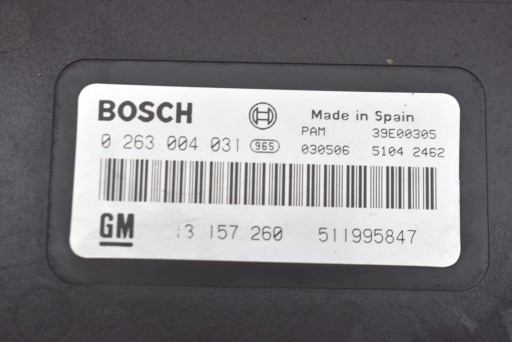 control unit module of the parking PDC 13157260 0263004031 OPEL SIGNUM C 03-05