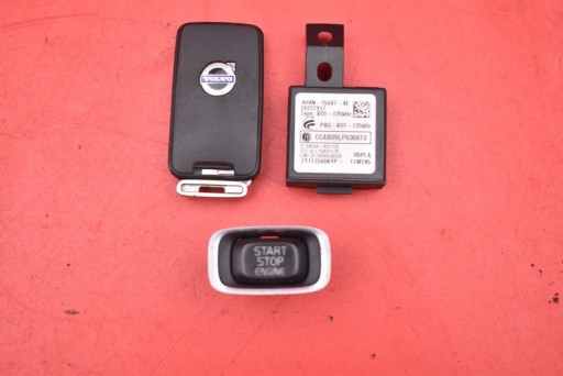 ignition key button AH4N-15607-AE 31318791 VOLVO S60 II 2.0 D3 163 KM