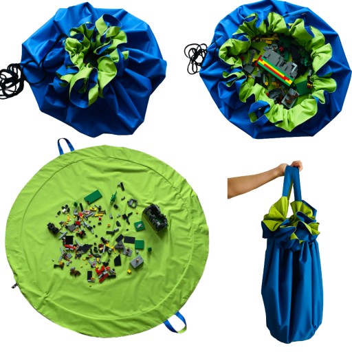 КИЛИМОК + СУМКА ДЛЯ ЦЕГЛИНОК ЛЕГО ДЛЯ ДИТИНИ 150 СМ