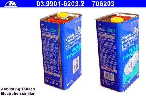 ГАЛЬМІВНА РІДИНА. DOT4 5L (ТИП 200)