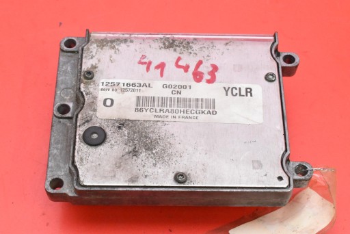 Centralina computer Motore 12571663AL OPEL VECTRA C 2.2 16V 147 KM 02-05