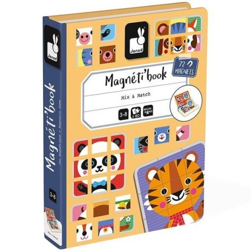 Магнітні блоки Janod Magnetibook 54 шт.