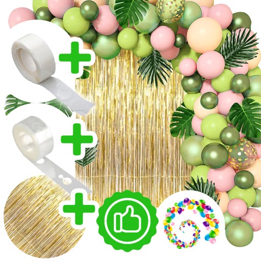 Набір повітряних кульок Гірлянда Safari Curtain 86 шт