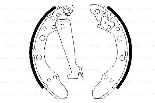 КОЛОДКИ ТОРМОЗНЫЕ BOSCH 0 986 487 270 0986487270 изображение 1