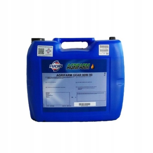 Трансмиссионное масло fuchs agrifarm gear 80w90 600632540 20л