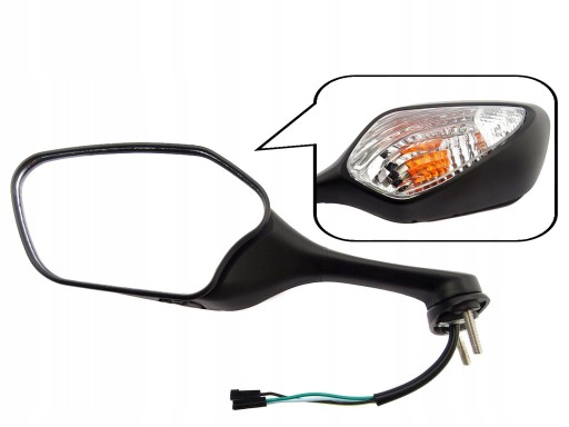 LU-388-L - ДЗЕРКАЛО ЗАДНЬОГО ВИДУ HONDA CBR 1000 RR SC59 РОКІВ 08-16