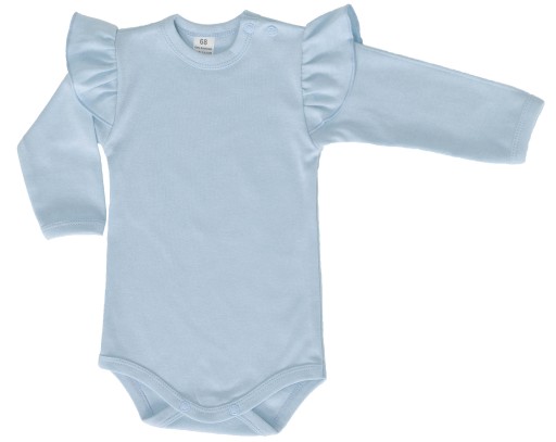 Створіть бавовняне боді з довгим рукавом, розмір 92, застібається на кнопку