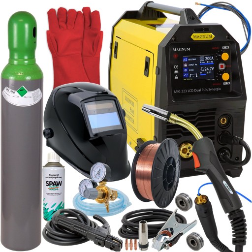 MIGOMAT Magnum MIG 223 LCD SYNERGIA 200A Dual Pulse