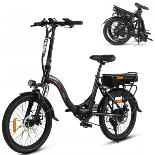 Samebike Elektrický bicykel moped 350W 20&quot; 80km