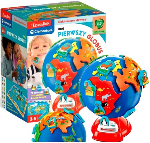 Інтерактивний зоологічний глобус Clementoni 50757