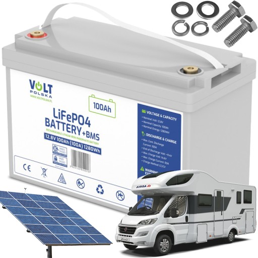 Літієва батарея 12v lifepo4 12.8v 100ah 100a фосфатна надлегка + bms