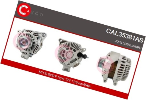 Генератор 12в 110а - casco cal35381as