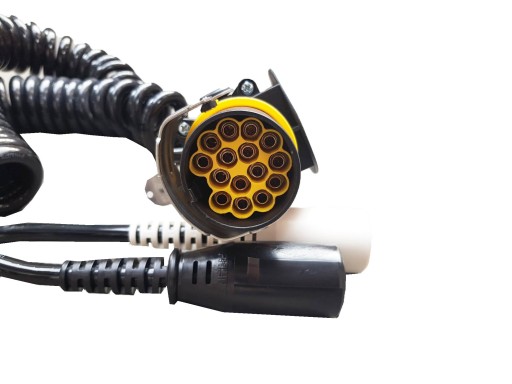 C012-412040-1002 - КАБЕЛЬ-АДАПТЕР СПІРАЛЬНИЙ ТРІЙНИК 15 / 2X7