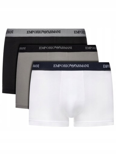 EMPORIO ARMANI BOKSERKI MĘSKIE 3-PACK |ORYGINAŁ| S