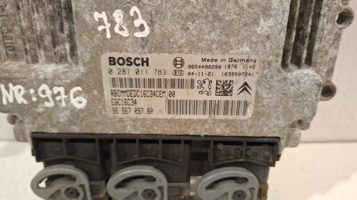 control unit of the engine computer 0281011783 Peugeot Citroen 1.4 HDI