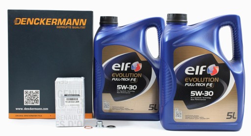 ФИЛЬТРЫ + МАСЛО ELF EVO FE 5W30 MASTER III 2.3DCi
