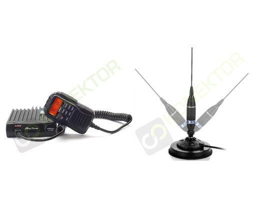 Anytone Apollo і Road Blues + Sirio Omega 27 MAG