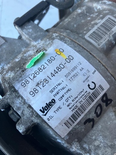 Klimakompressor klimaanlage CITROEN 1.2 THP 9812682180 9812314480