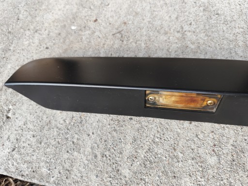 VW T5 cap moulding number plate light trunk door black