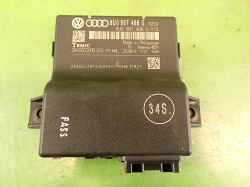 Модуль шлюзу AUDI A1 і 8X 8U0907468G 12r