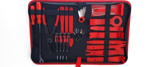 ROOKS НАБІР ІНСТРУМЕНТІВ ДЛЯ РАДІО, ЗАТИСКАЧІВ І ОББИВКИ АВТОМОБІЛЯ, 38 ФУНКЦІЙ