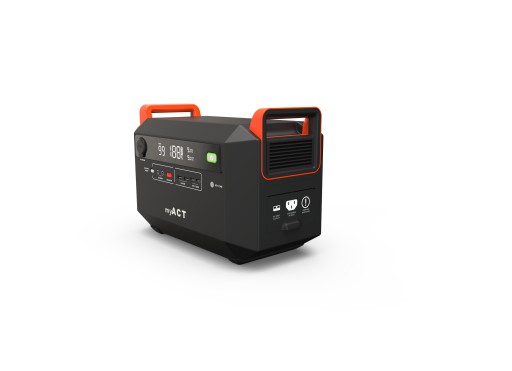Портативная электростанция myact ap1002 1000 вт / 998 втч lifepo4