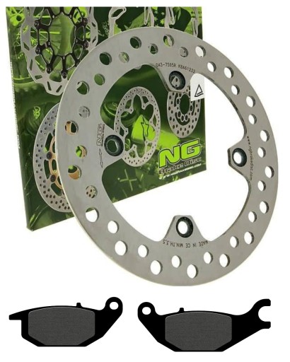 NG043 - ТОРМОЗНОЙ ДИСК ЗАДНИЙ HONDA VARADERO XL_125 +КОЛОДКИ