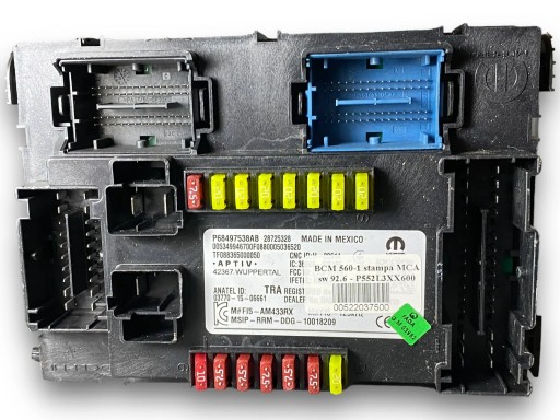 Jeep compass 2020-2021 блок предохранителей bcm модуль 68497538ab