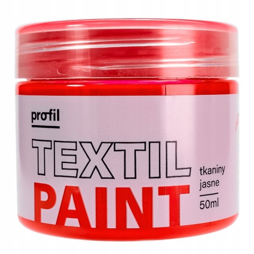 Фарба для тканини Profil TJ_50 червона 50 мл