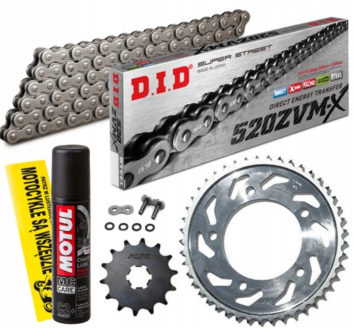 DID520ZVMX-112 SUNF3D1-14 - ПРИВІД КОМПЛЕКТ DID ZVMX KTM DUKE 125 2011-2013