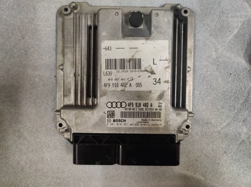 Контролер двигуна audi a6 s6 c6 4f 4f9910402a