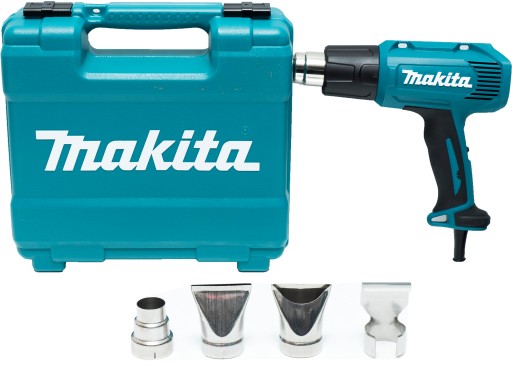 MAKITA HG5030K ТЕПЛОВАЯ ПИСТОЛА 1600ВТ + КОРПУС + 4 НАСАДКИ