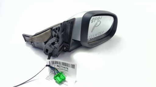 mirror right EU 477 31298832 VOLVO V70 III LIFT 8 PIN