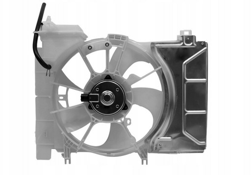 TO87037DX - ВЕНТИЛЯТОР TOYOTA YARIS 1.3 11 12 - ЧЕРНЫЙ КОРПУС