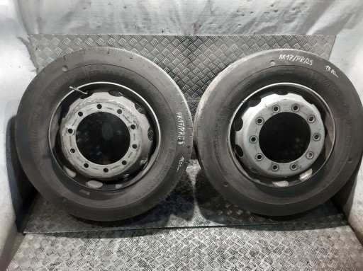 tyres discs wheels CIEZAROWE 2x 275/70 R22.5 MICHELIN X INCITY