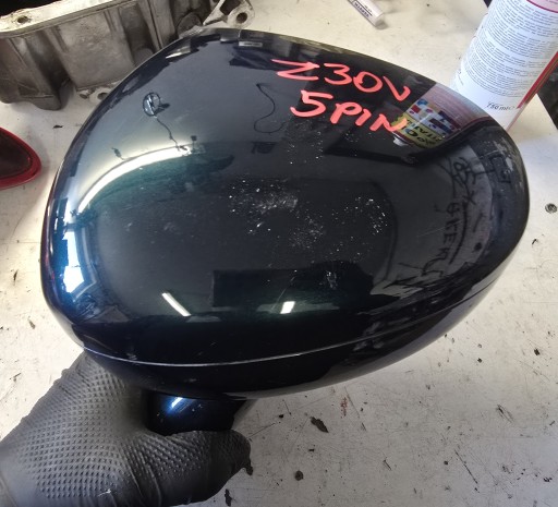 OPEL MERIVA B II mirror left 5 PIN electrics EUROPA green Z30V