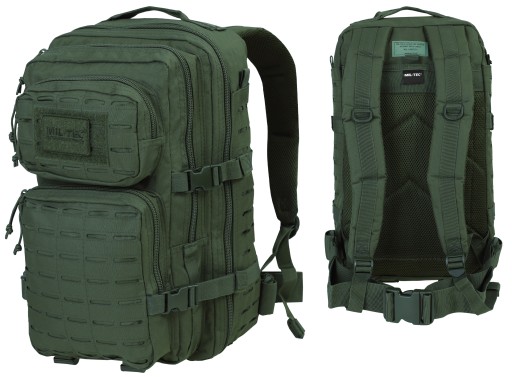 Рюкзак військовий Mil-Tec TACTICAL BACKPACK 20-40 л відтінки зеленого