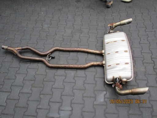 muffler, exhaust VW TOUAREG 7P6253681C