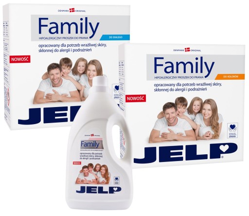 Порошок Jelp для білого прання 2,24 кг + 2 ін