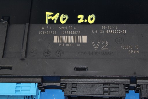 BMW 5 F10 F11 comfort control unit