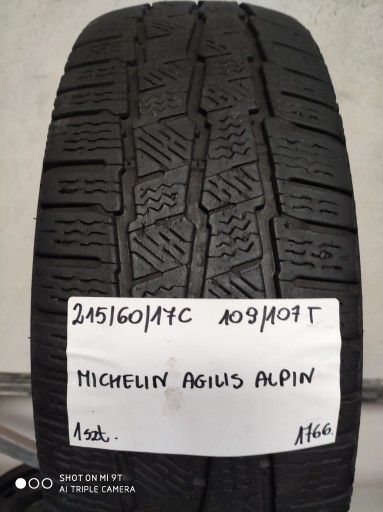 215/60/17C 215 / 60R17C MICHELIN AGILIS ALPIN