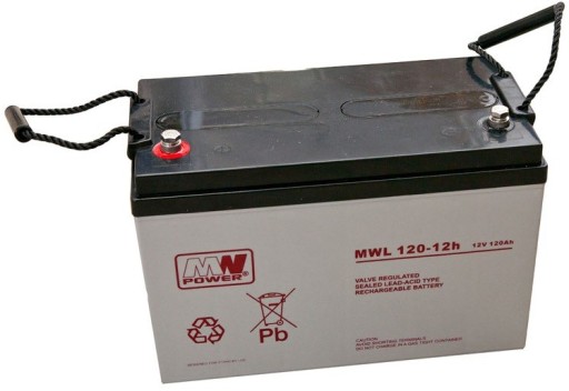 Аккумуляторная батарея mw power mwl mwl120-12h 12v mwl120 фотоэлектрический склад